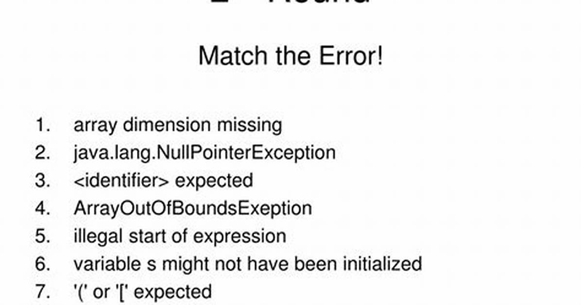 Error Array Dimension Missing