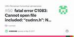 Error C1083: Cannot Open Include File: 'Stdafx. H'