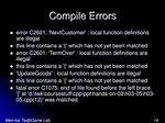 Error C2601: 'Main': Local Function Definitions Are Illegall - Ms vs 2013 Compiler
