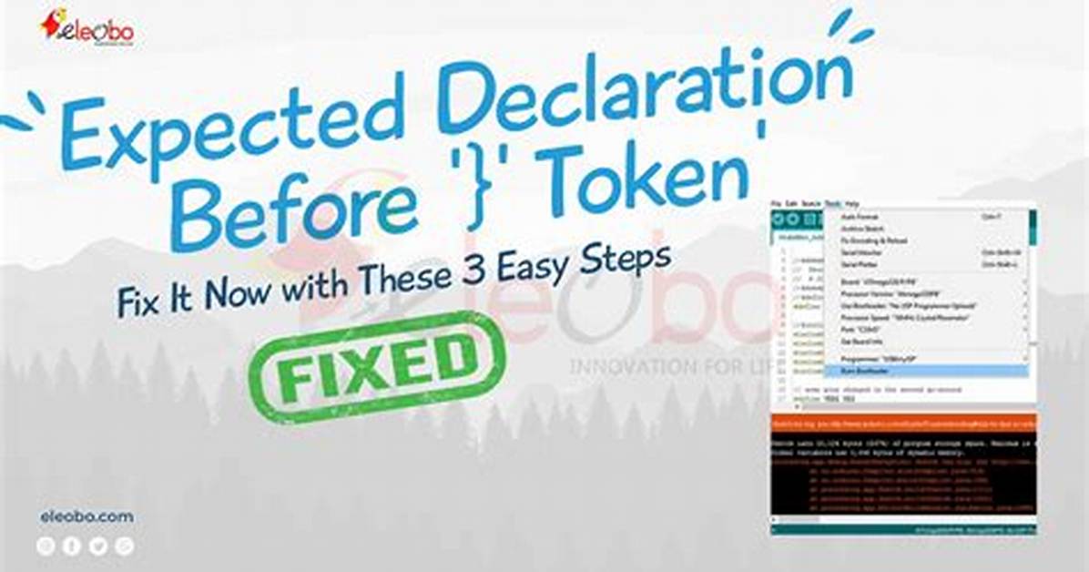 Error: Expected a Declaration
