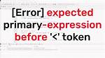 Error: Expected Primary-Expression Before ')' Token (C)