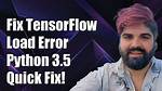 Error: Failed to Load the Native Tensorflow Runtime