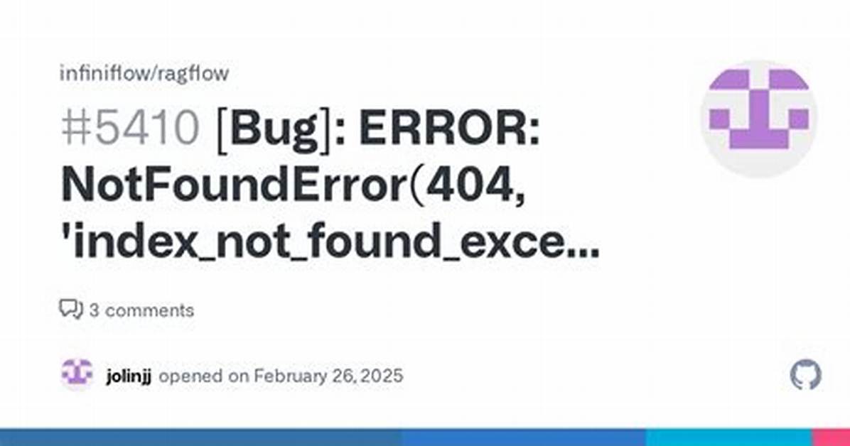 Error: Index_Not_Found_Exception