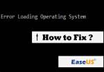 Error Loading Operating System Winxp Pro