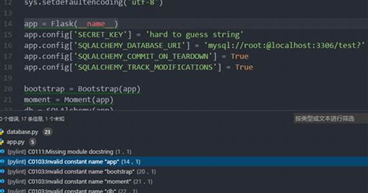 Error Message "Python-Pylint 'C0103: Invalid Constant Name"