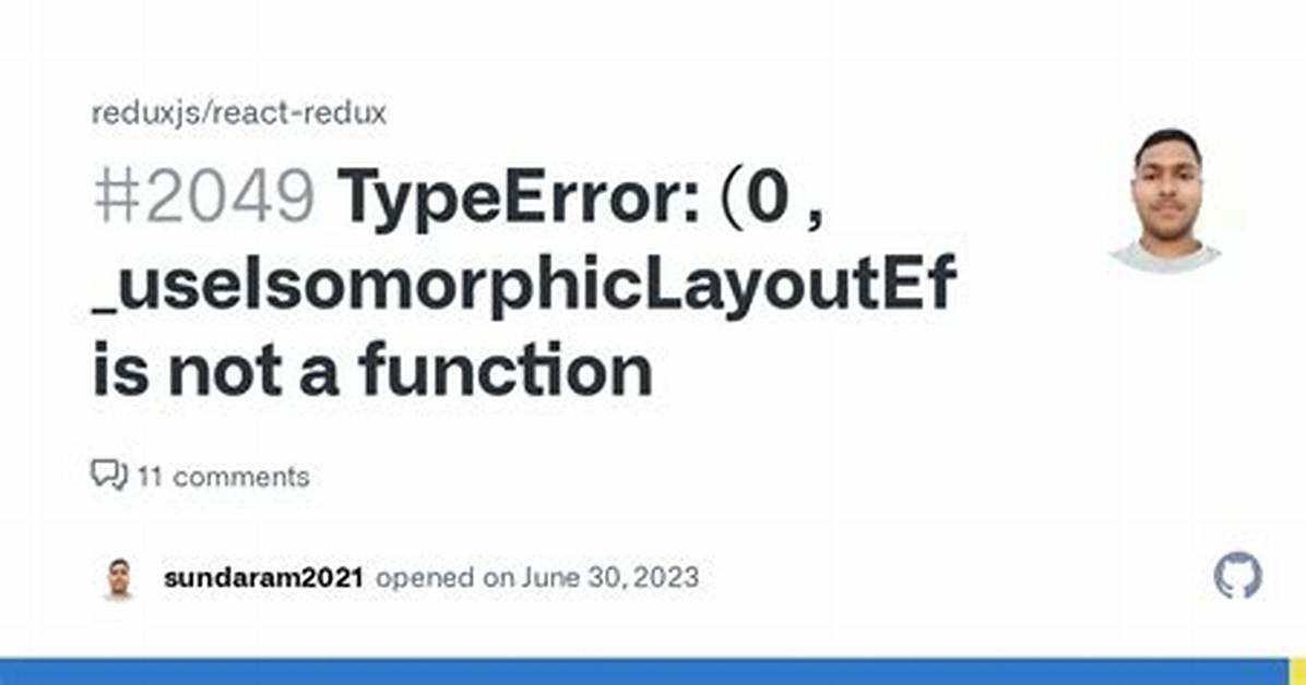 Error Typeerror: (0, _Useisomorphiclayouteffect. useIsomorphicLayoutEffect) Is Not a Function [Closed]