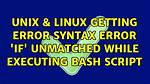 Error While Executing Buildear in Unix