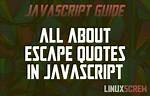 Escape Quotes in Javascript