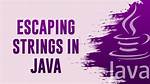 Escaping Strings in Javascript