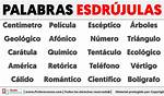 Esdrujulas Ejemplos