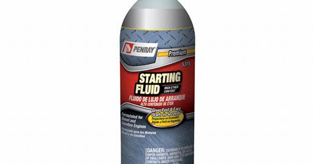 Ether Starting Fluid