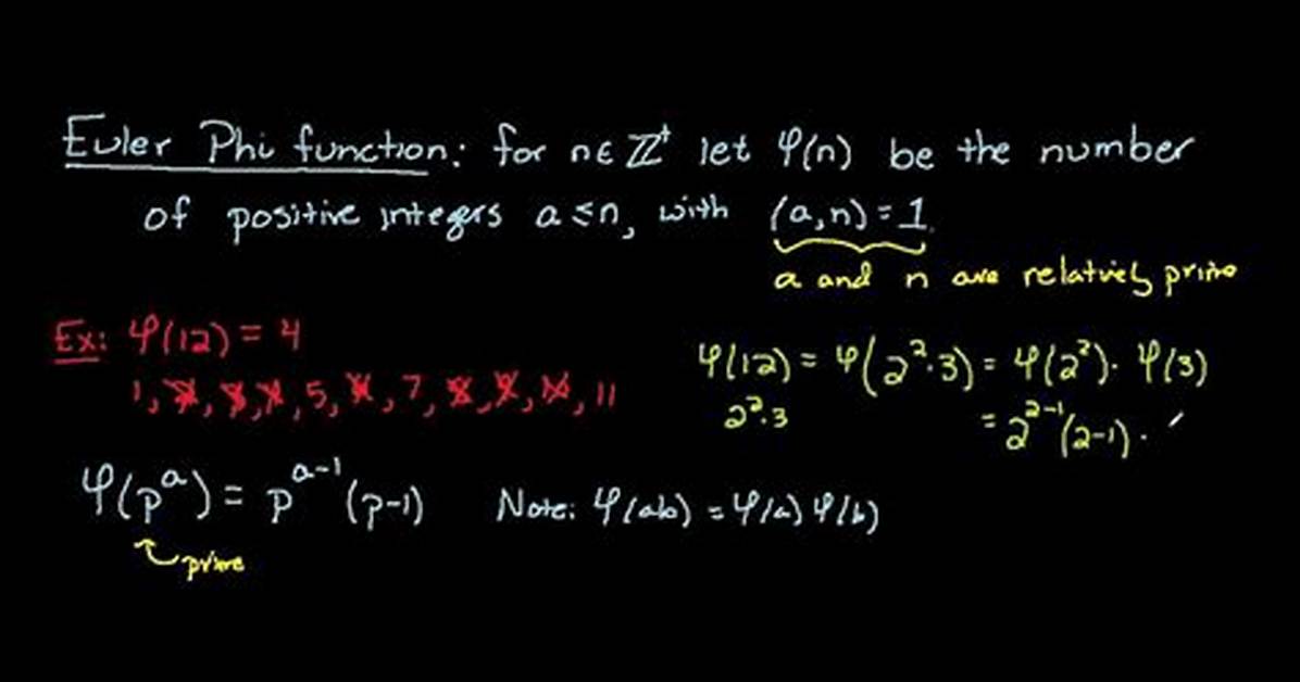 Euler Phi Function