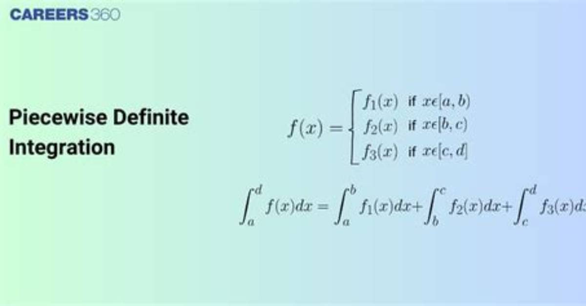 Evaluate This Integral Containing a Piecewise Function.