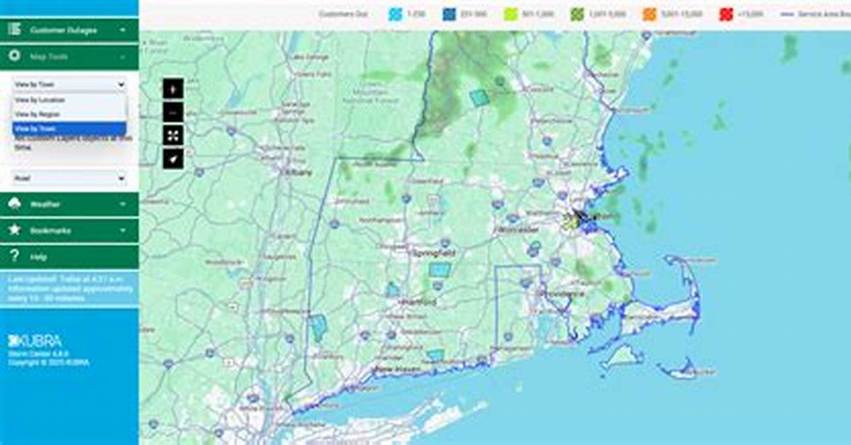 Eversource Outage Map Cape Cod