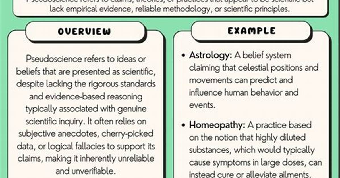 Example of Pseudoscience