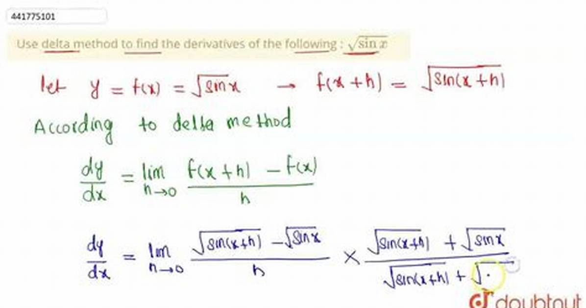 Example of Using Delta Method