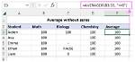 Excel Averageif Value > 0