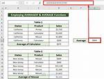 Excel Averageif