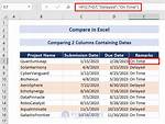 Excel Comparing Dates Error