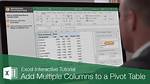 Excel Pivot Table with Multiple Columns of Data and Each Data Point in a Column Can Have Multiple Values
