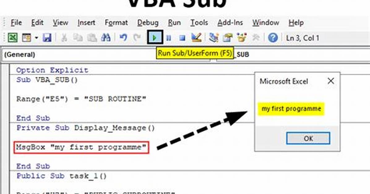 Excel Vba Macro Sub or Function Not Defined