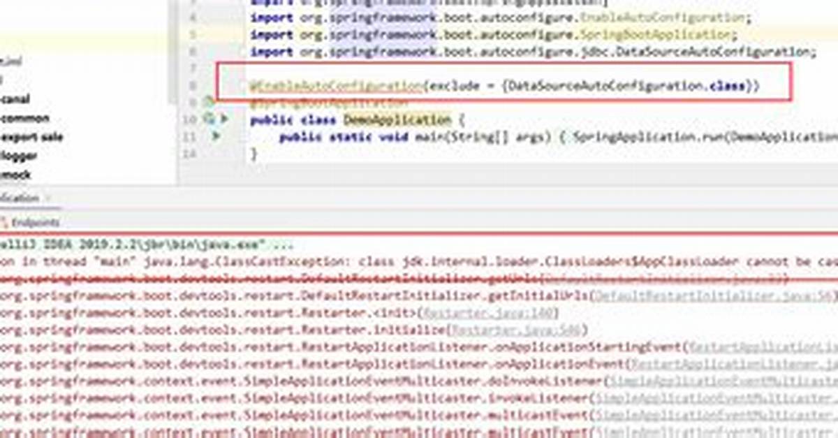 Exception Class Jdk. Internal. Loader. Classloaders$Appclassloader Cannot Be Cast to Class Java. Net. Urlclassloader