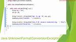 Exception in Thread "Main" Java. Util. Unknownformatconversionexception: Conversion = '-'