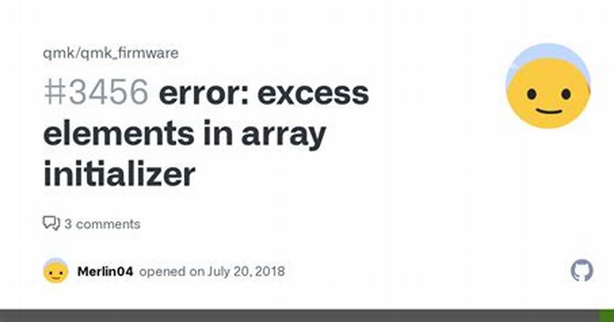 Excess Elements in Char Array Initializer Error