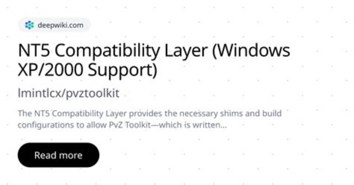 . Exe Compatibility Layer?