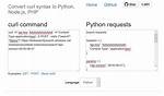 Execute Curl Command Within a Python Script