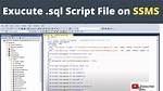 Execute Sql Script from Command Line