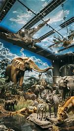 Exhibit Featuring Wild Animals