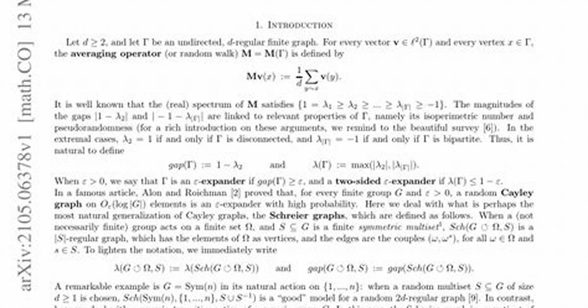 Expanders and Random Graphs