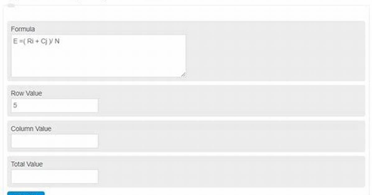 Expected Frequency Calculator