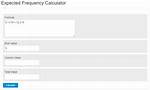 Expected Frequency Calculator
