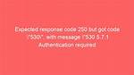 Expected Response Code 250 but Got Code "550", with Message "550-Requested Action Not Taken: Mailbox Unavailable 550 Sender Address Has Null Mx