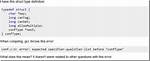Expected Specifier-Qualifier-List Before
