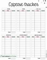 Expense Tracker Printable