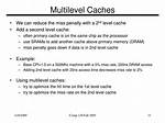 Explaining 2Nd Level Cache