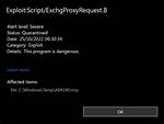 Exploit: Script/Exchgproxyrequest. B — Exchange Proxy Request Exploit Removal Guide