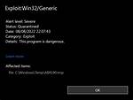 Exploit: Win32/Generic — Generic Exploit Removal Guide