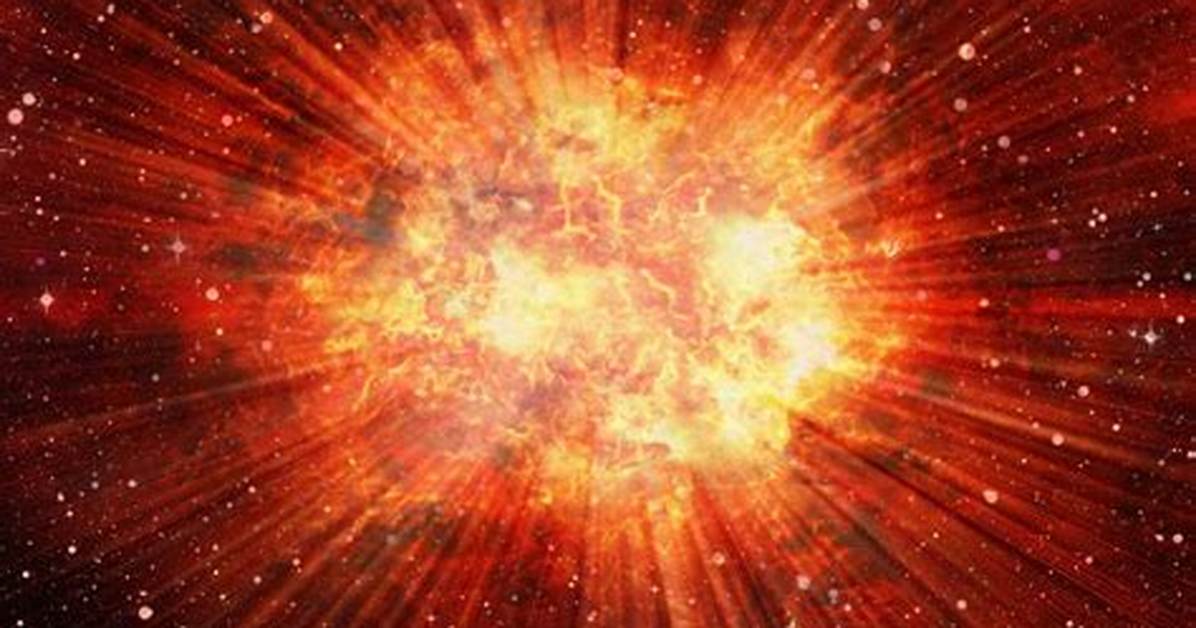 Explosion in Space