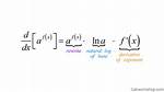 Exponential Derivative