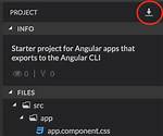 Export Angular Project from Stackblitz to Local