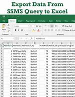 Export Sql Query Data to Excel