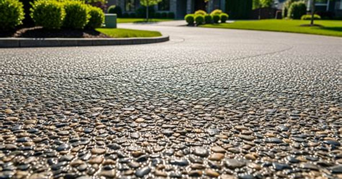 Exposed Aggregate Driveway