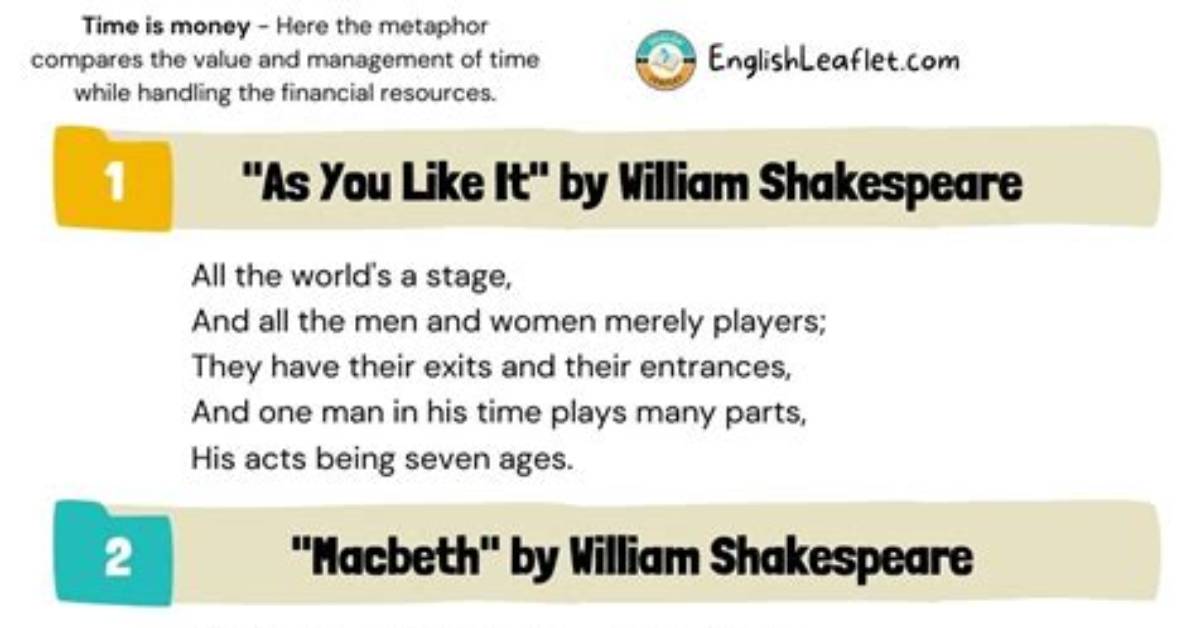 Extended Metaphor Example