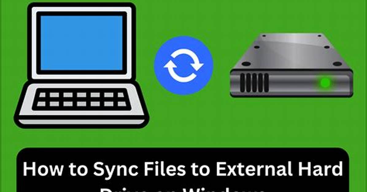 External Hard Drive Sync
