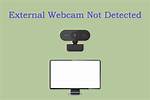 External Webcam Not Detected