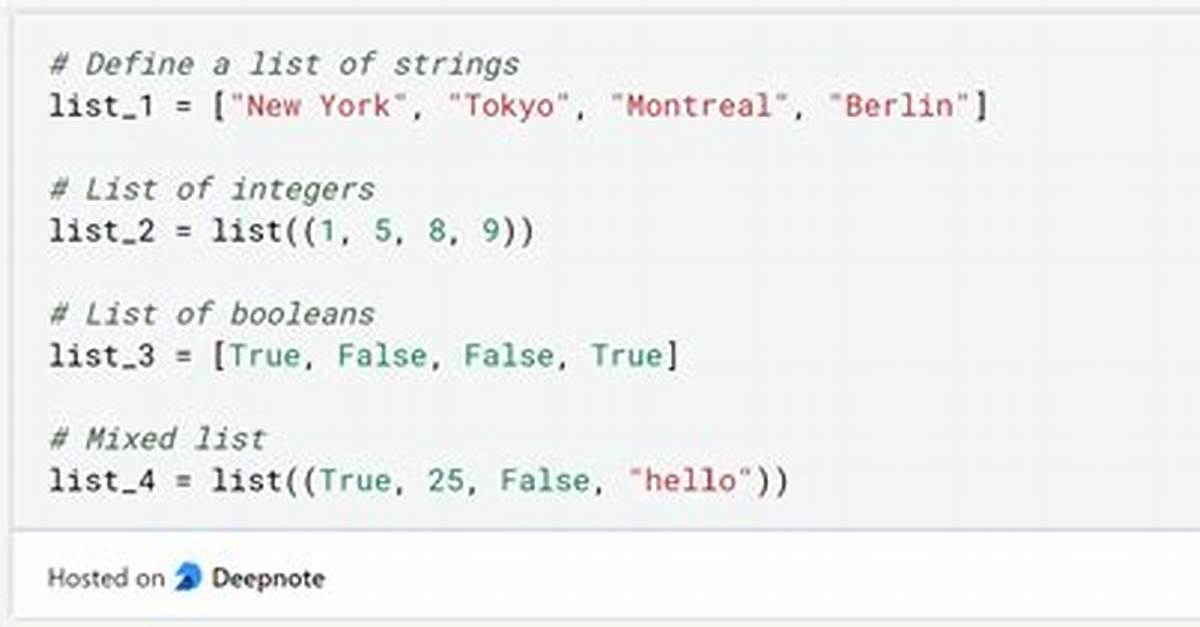 Extract Values from a Python List
